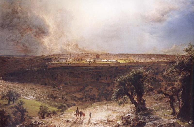 Frederic Edwin Church Jerusalem Seen from Mount Olive Germany oil painting art